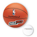 Round Shape Plastic Advertising Campaign Button (2 1/2")